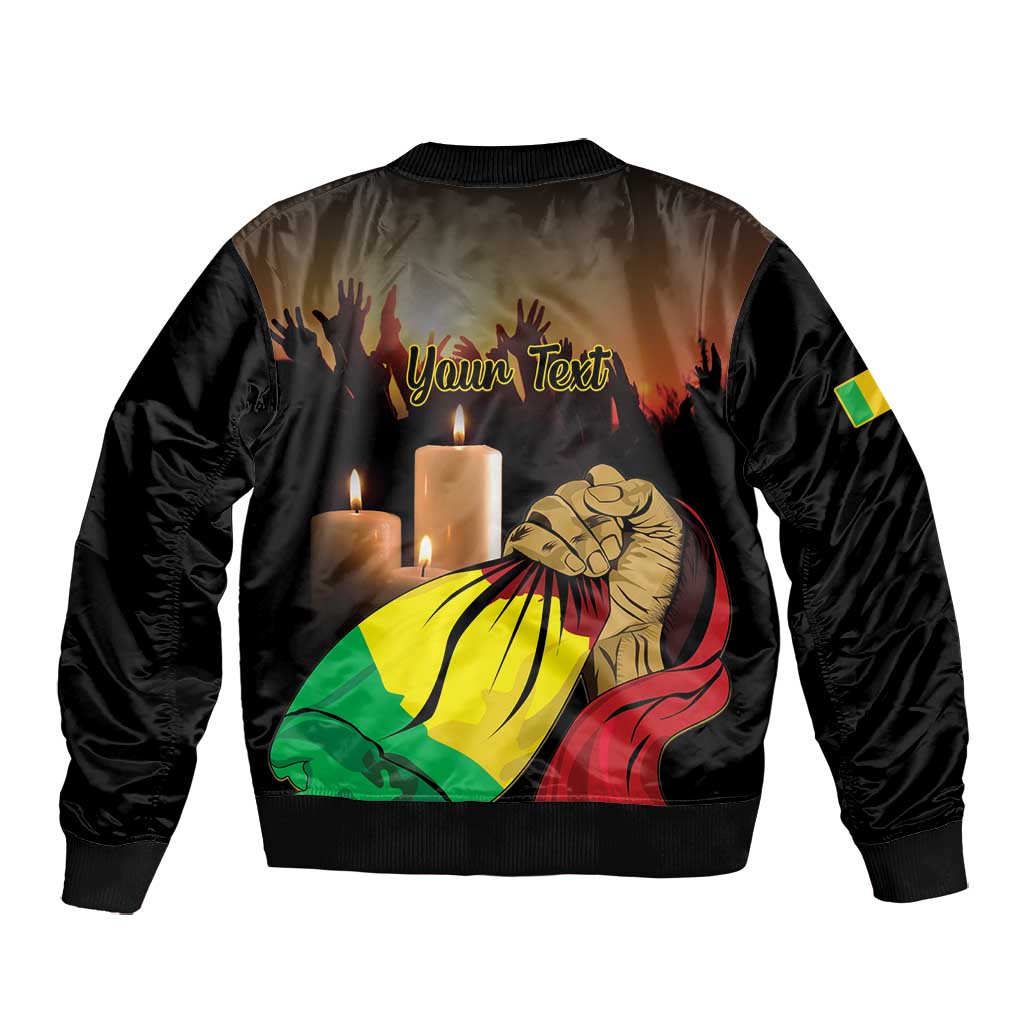Personalised Proud Mali Martyrs Day In Memory Bomber Jacket