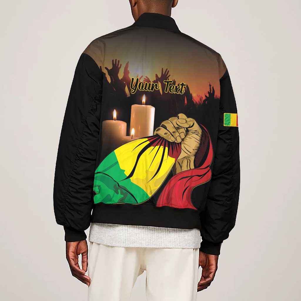 Personalised Proud Mali Martyrs Day In Memory Bomber Jacket