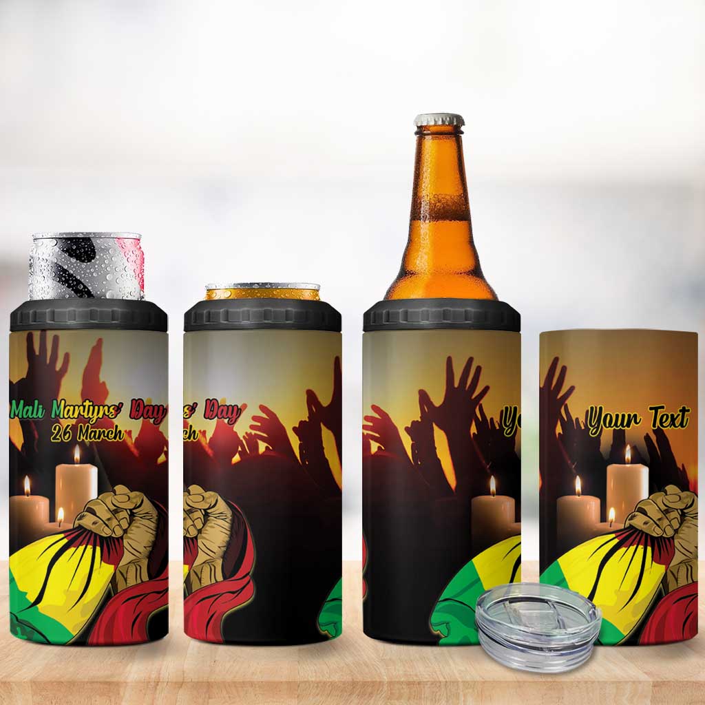 Personalised Proud Mali Martyrs Day In Memory 4 in 1 Can Cooler Tumbler