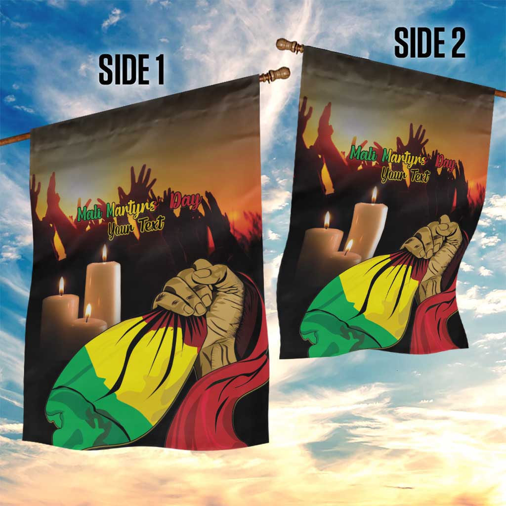 Personalised Proud Mali Martyrs Day In Memory Garden Flag