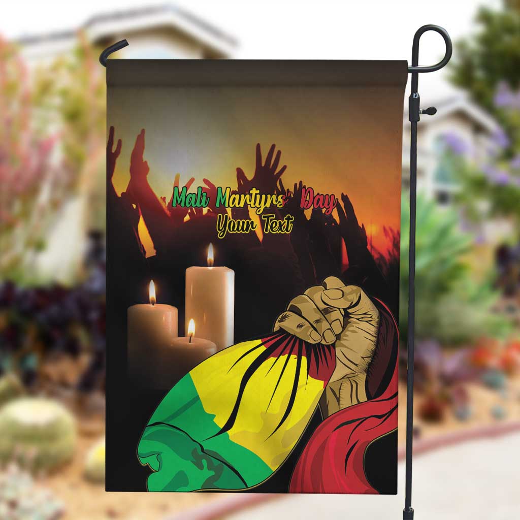 Personalised Proud Mali Martyrs Day In Memory Garden Flag