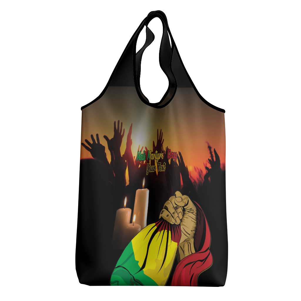 Personalised Proud Mali Martyrs Day In Memory Grocery Bag