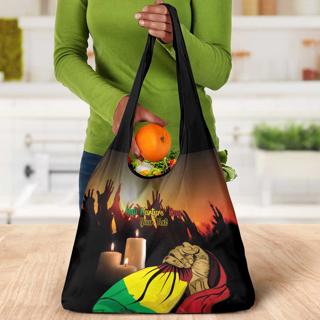 Personalised Proud Mali Martyrs Day In Memory Grocery Bag