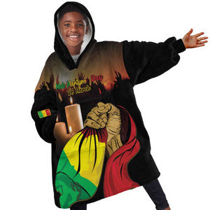 Personalised Proud Mali Martyrs Day In Memory Kid Wearable Blanket Hoodie