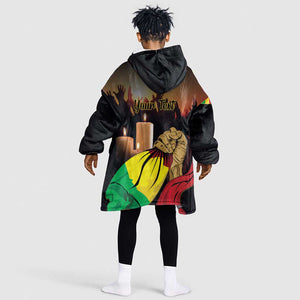 Personalised Proud Mali Martyrs Day In Memory Kid Wearable Blanket Hoodie