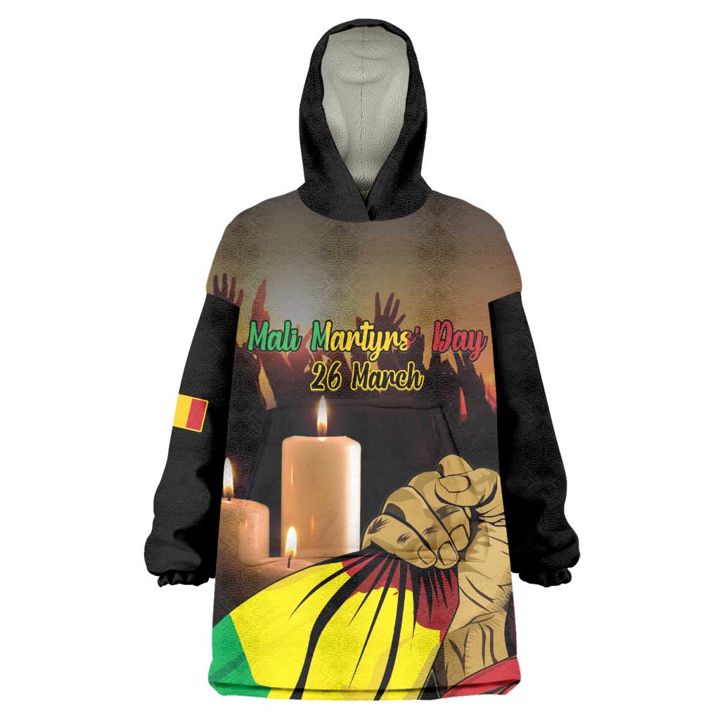 Personalised Proud Mali Martyrs Day In Memory Kid Wearable Blanket Hoodie