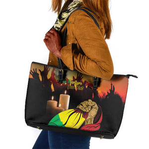 Personalised Proud Mali Martyrs Day In Memory Leather Tote Bag