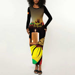 Personalised Proud Mali Martyrs Day In Memory Long Sleeve Bodycon Dress LT15