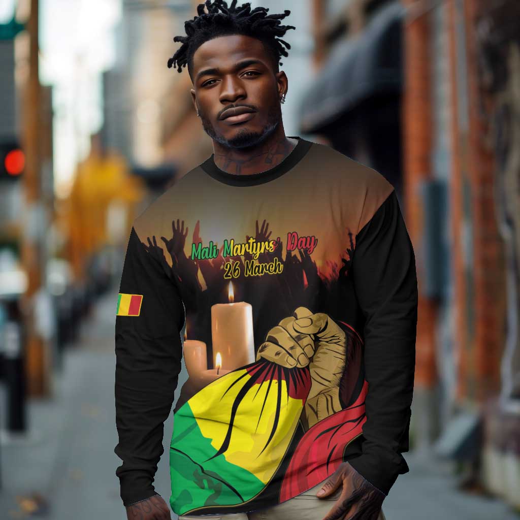 Personalised Proud Mali Martyrs Day In Memory Long Sleeve Shirt