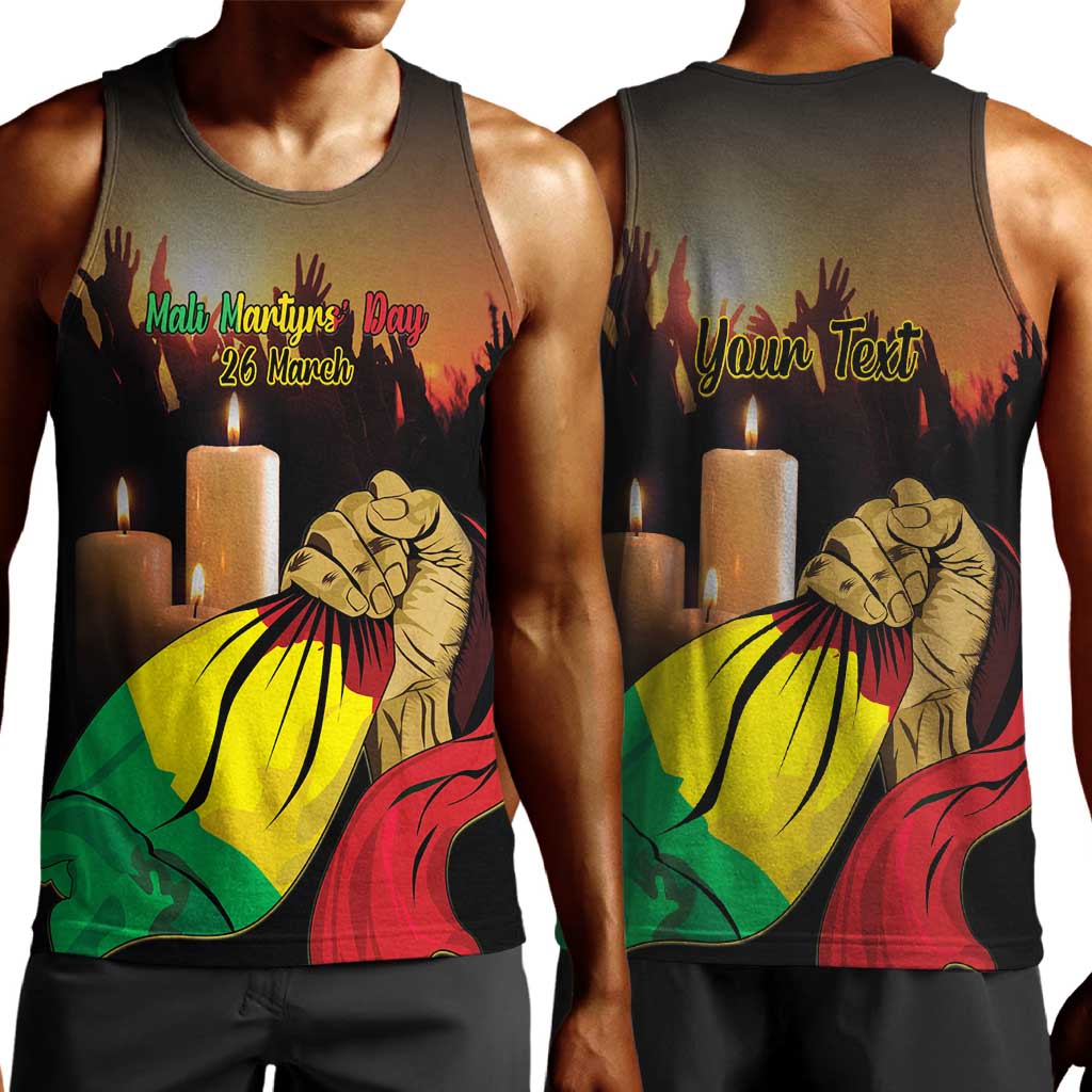 Personalised Proud Mali Martyrs Day In Memory Men Tank Top