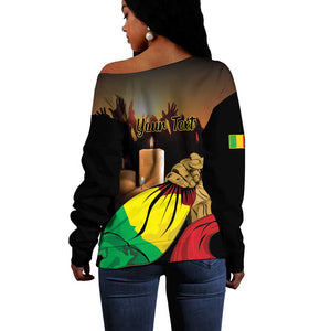 Personalised Proud Mali Martyrs Day In Memory Off Shoulder Sweater