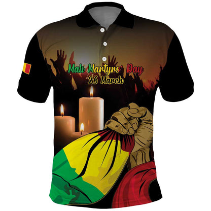 Personalised Proud Mali Martyrs Day In Memory Polo Shirt