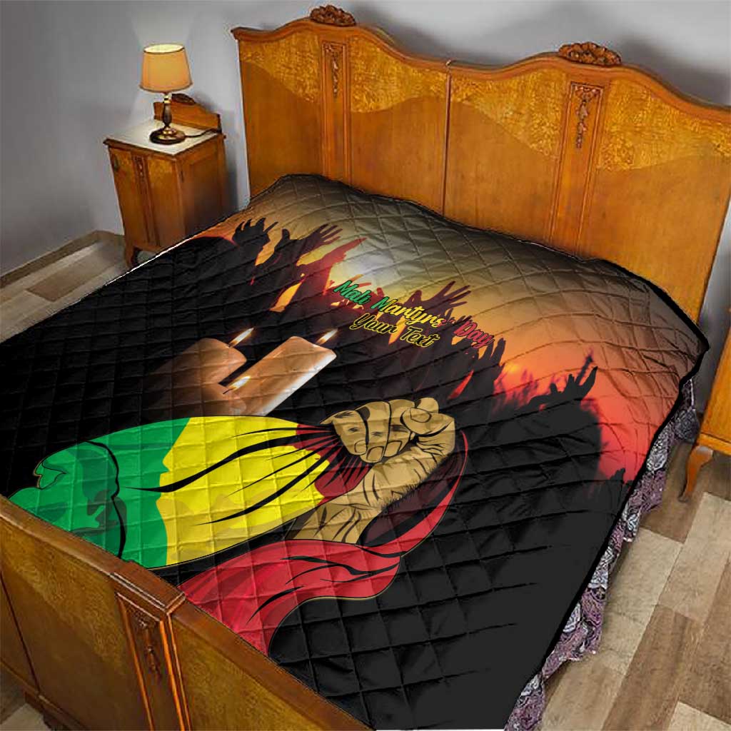 Personalised Proud Mali Martyrs Day In Memory Quilt