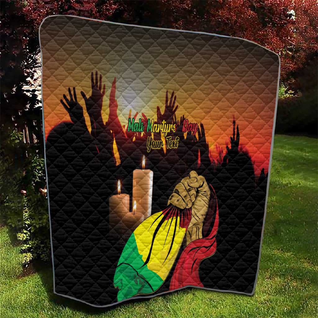 Personalised Proud Mali Martyrs Day In Memory Quilt