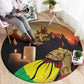 Personalised Proud Mali Martyrs Day In Memory Round Carpet