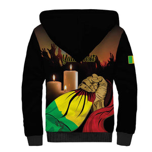 Personalised Proud Mali Martyrs Day In Memory Sherpa Hoodie