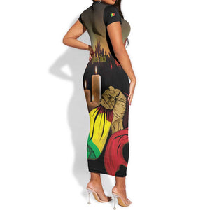 Personalised Proud Mali Martyrs Day In Memory Short Sleeve Bodycon Dress LT15
