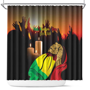 Personalised Proud Mali Martyrs Day In Memory Shower Curtain