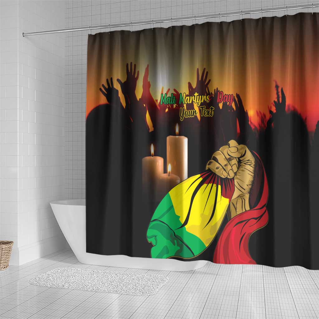 Personalised Proud Mali Martyrs Day In Memory Shower Curtain