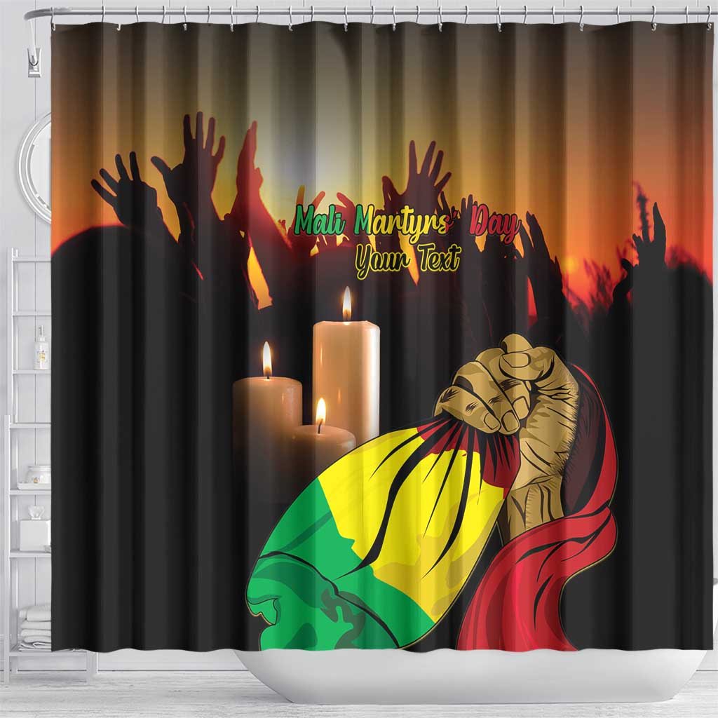 Personalised Proud Mali Martyrs Day In Memory Shower Curtain