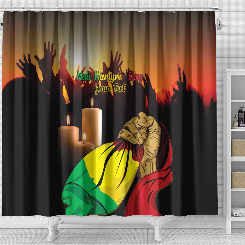 Personalised Proud Mali Martyrs Day In Memory Shower Curtain
