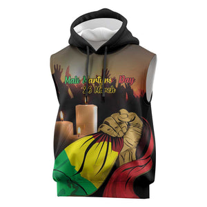 Personalised Proud Mali Martyrs Day In Memory Sleeveless Hoodie - African Pride