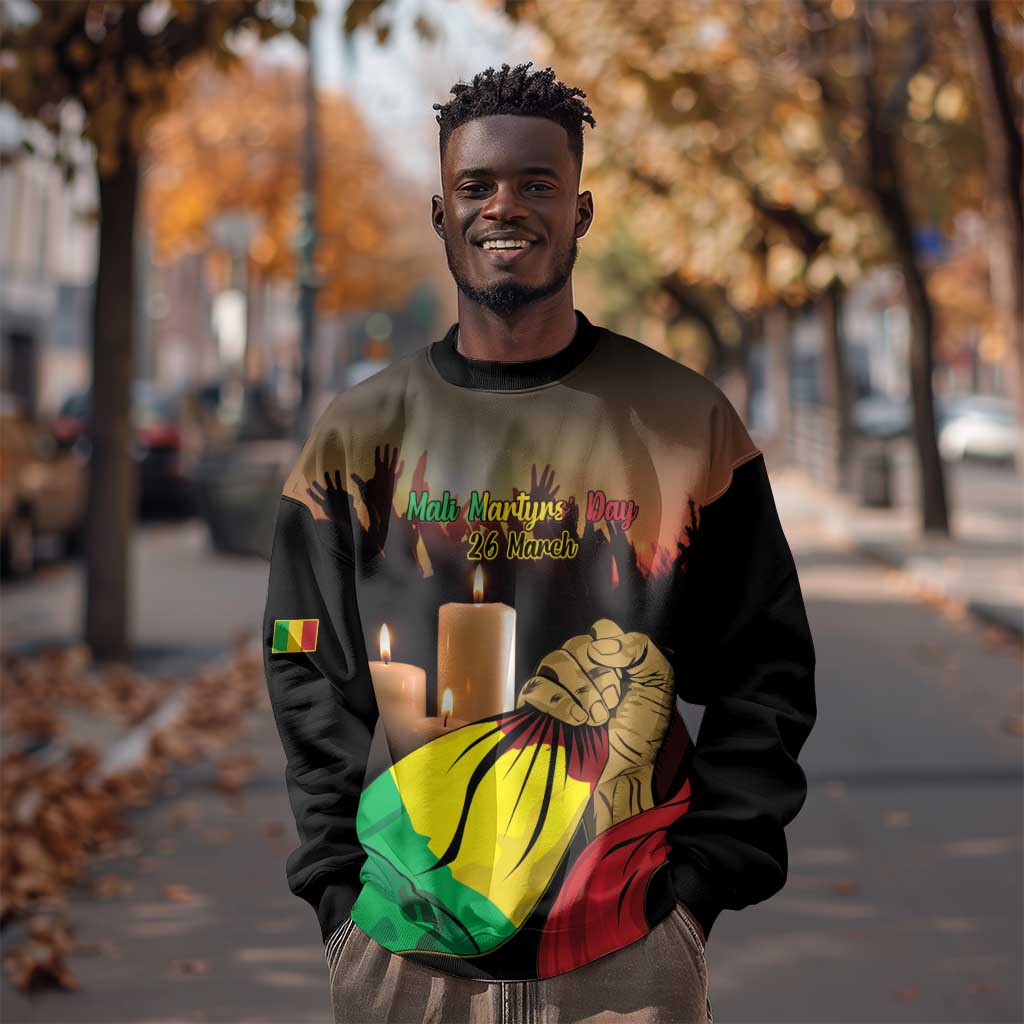 Personalised Proud Mali Martyrs Day In Memory Sweatshirt