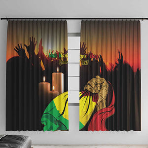 Personalised Proud Mali Martyrs Day In Memory Window Curtain