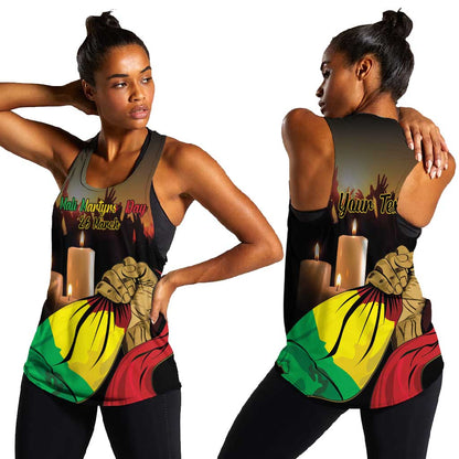 Personalised Proud Mali Martyrs Day In Memory Women Racerback Tank