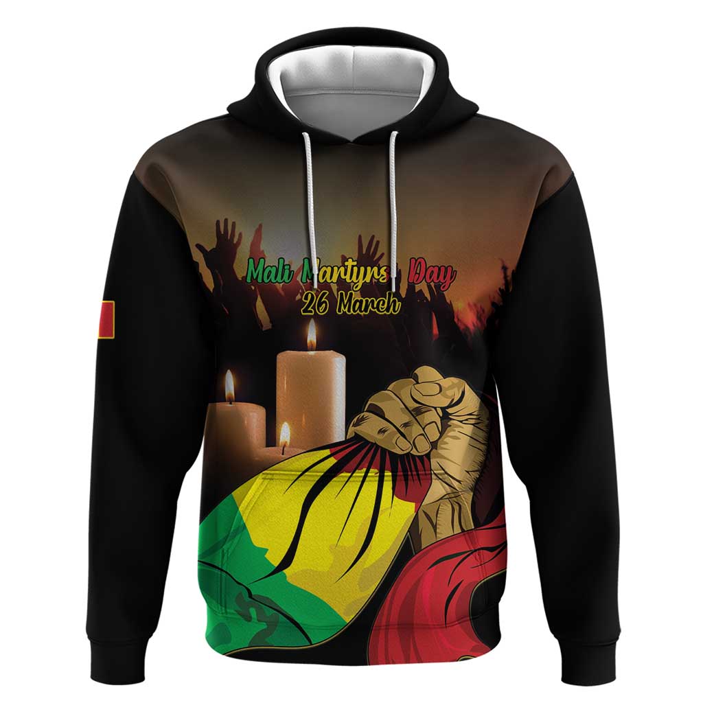 Personalised Proud Mali Martyrs Day In Memory Zip Hoodie