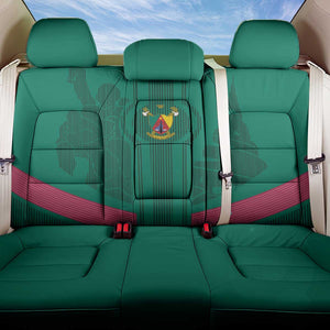 Custom Cameroun Football Back Car Seat Cover Allez les Lions