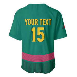 Custom Cameroun Football Baseball Jersey Allez les Lions
