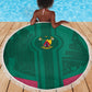 Custom Cameroun Football Beach Blanket Allez les Lions
