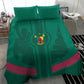 Custom Cameroun Football Bedding Set Allez les Lions
