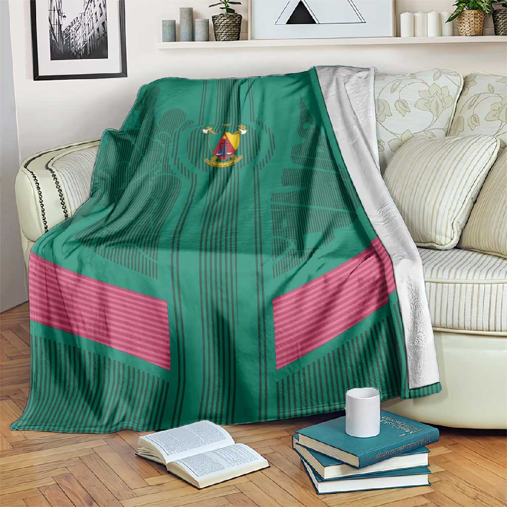 Custom Cameroun Football Blanket Allez les Lions