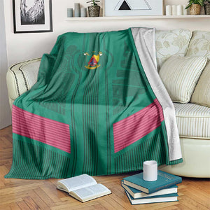Custom Cameroun Football Blanket Allez les Lions