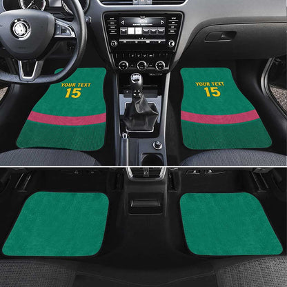 Custom Cameroun Football Car Mats Allez les Lions