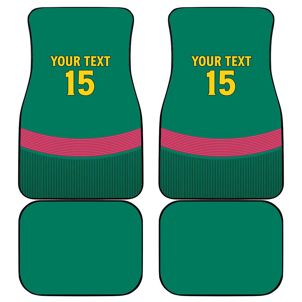 Custom Cameroun Football Car Mats Allez les Lions