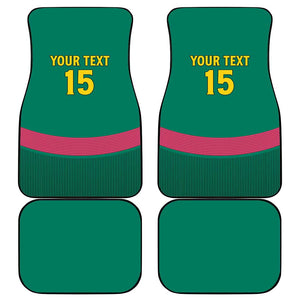 Custom Cameroun Football Car Mats Allez les Lions