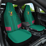 Custom Cameroun Football Car Seat Cover Allez les Lions