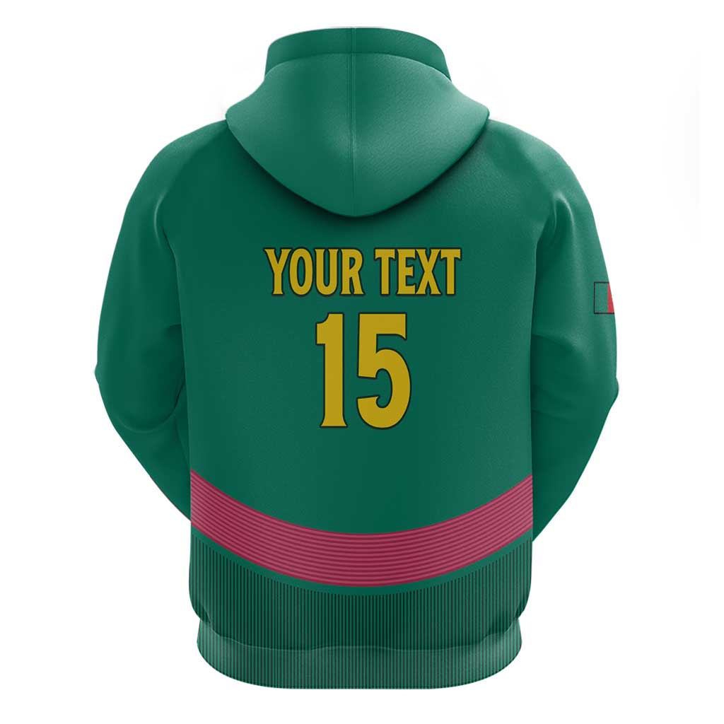 Custom Cameroun Football Hoodie Allez les Lions