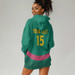 Custom Cameroun Football Hoodie Dress Allez les Lions