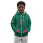 Custom Cameroun Football Kid Hoodie Allez les Lions