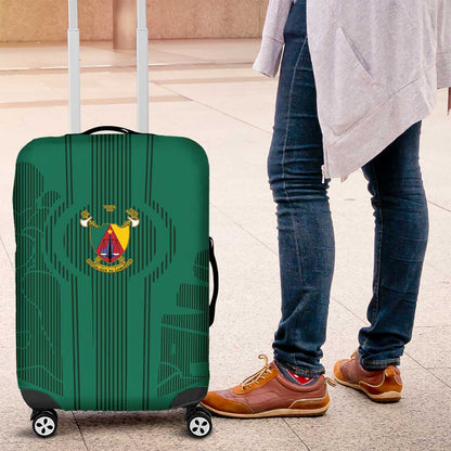 Custom Cameroun Football Luggage Cover Allez les Lions