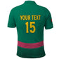 Custom Cameroun Football Polo Shirt Allez les Lions