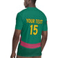 Custom Cameroun Football Rugby Jersey Allez les Lions