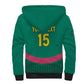 Custom Cameroun Football Sherpa Hoodie Allez les Lions