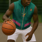 Custom Cameroun Football Sleeveless Zip Hoodie Allez les Lions - African Pride