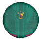 Custom Cameroun Football Spare Tire Cover Allez les Lions