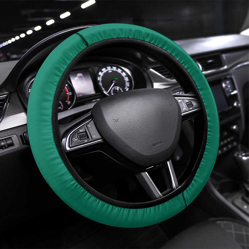 Cameroun Football Steering Wheel Cover Allez les Lions